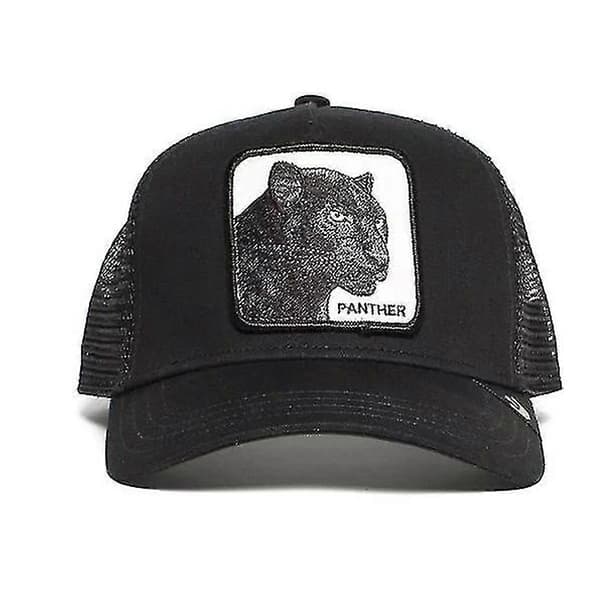 Black Panther Mesh Cap Sommer Baseball Cap Trucker Hat (1 stk. - Sort) 12