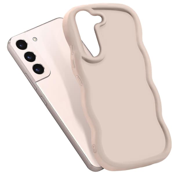 Etui til Galaxy S22 Silikon Støtsikker Candy-serie, Beige