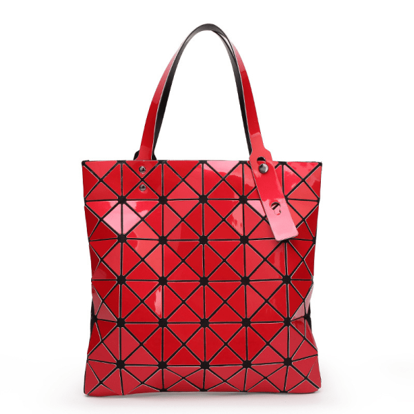 Damer Damer Japanska Issey Miyake Geometry Tygväskor Handväska Lingge Bag Travel red
