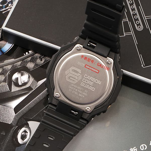 TPU-urrem til Casio GA-2100/2110 - Sort