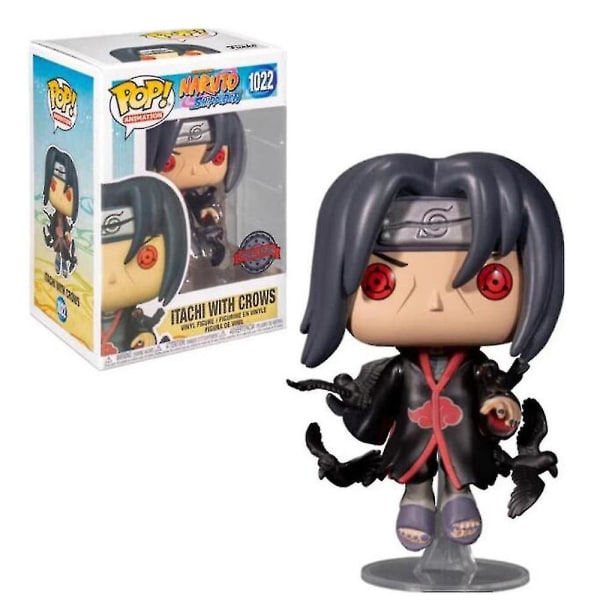 Funko Pop! Animation: Naruto Shippuden - Itachi Med Krager Actionfigur Samleobjekt Legetøj Til Fans Børn