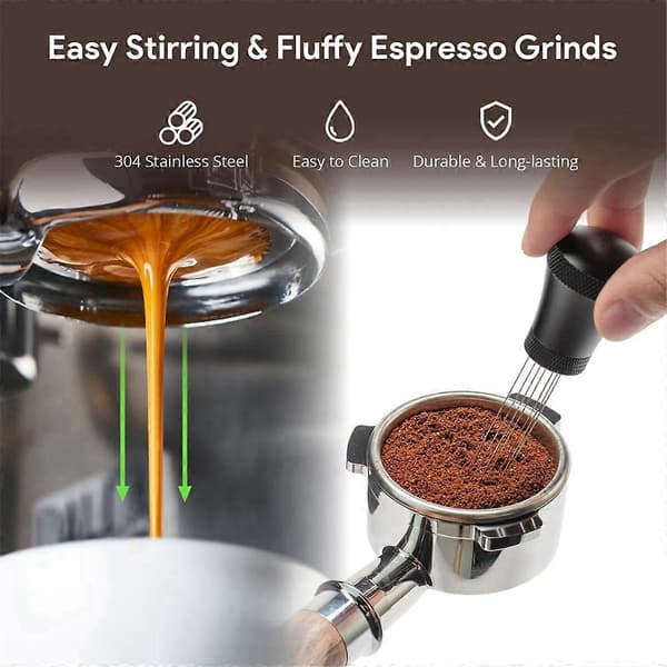 54 mm Espresso Kaffe Tilbehørssæt Espresso Tamper Sæt til 8-serien: 54 mm Kaffe Tamper Sæt med Tilbehør