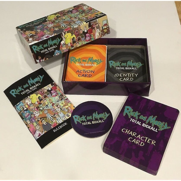 Aespa-julfest Rick And Morty Full English Rick And Morty Cross Friends Party Game Cards Thsin