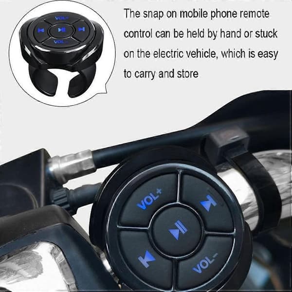 Trådlös Bluetooth Media Knapp Fjärrkontroll