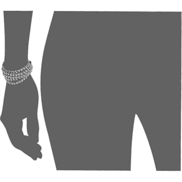 Bebetter Dam Läderlook Kristall Power Armbands Kollektion