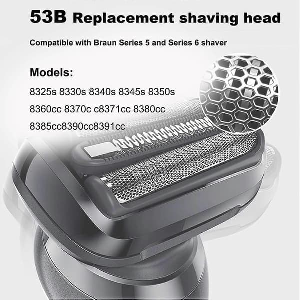 53B Serie 5 Erstatningsbarberhode Kompatibel med Braun S5 Erstatning