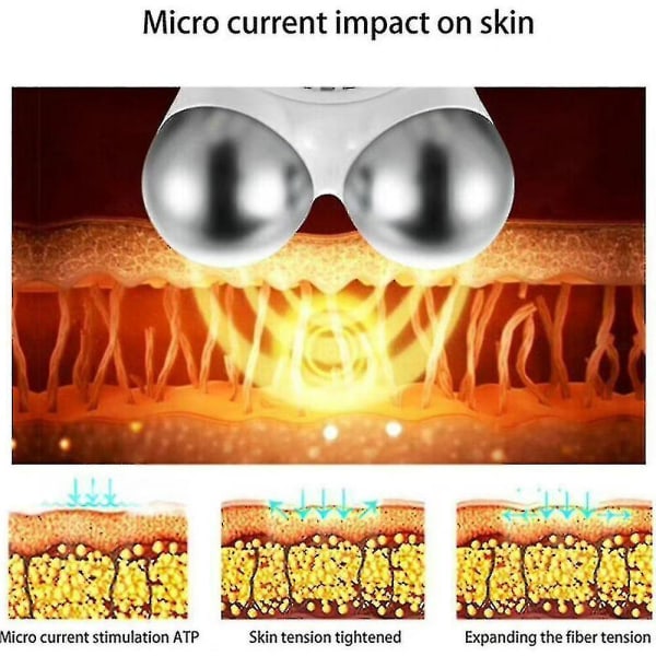 Microcurrent ansiktslyftande och uppstramande enhet för ansiktsbehandling