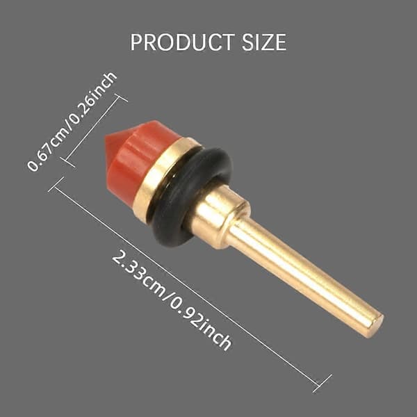 3 stk. Kaffemaskin Ventil Pinne Kobber for Jura Eksosventil Formforsegling og O-Ring
