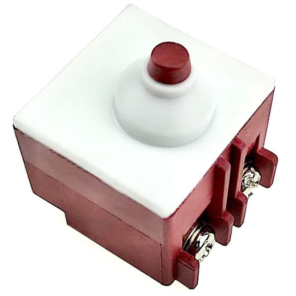 AC 250V 6A 125V / 12A DPST Vinkelsliper Trykknappbryter for Bosch 6-100