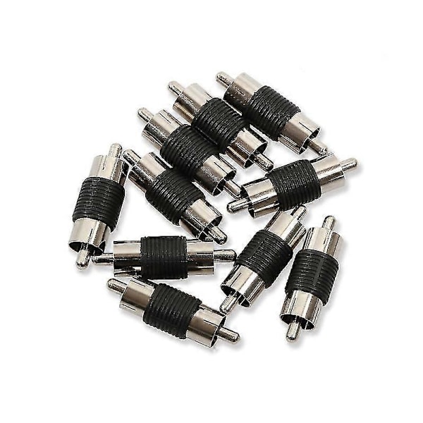 Rca Uros-Uros Rca Liitinsovitin (4 kpl, Musta)