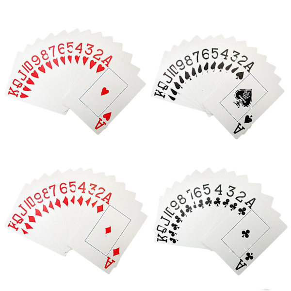 Musta, Pokerstars-pelikortti - 100 % muovia - musta Palapelipelejä ystävyyden parantamiseksi Palapelipelejä, juhlapelejä