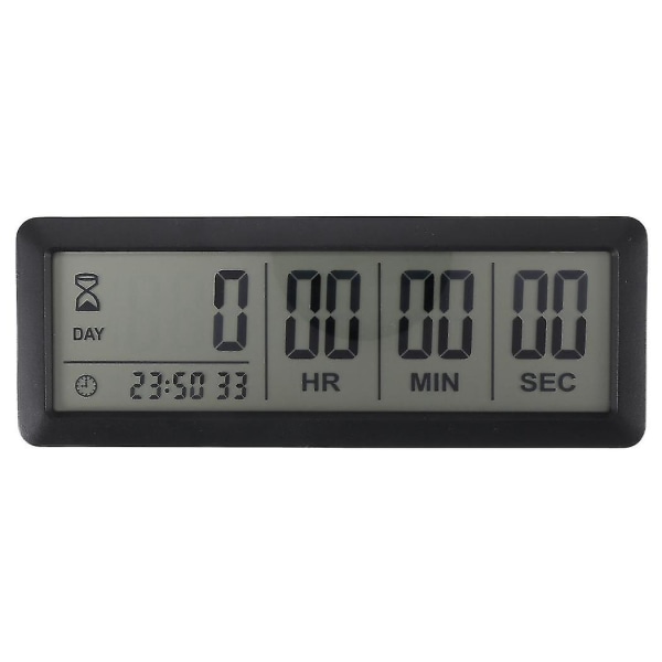 Big Digital Countdown Days Timer Clock - 999 Days Countdown ur Timer For Graduation Lab Kitchen (sort)