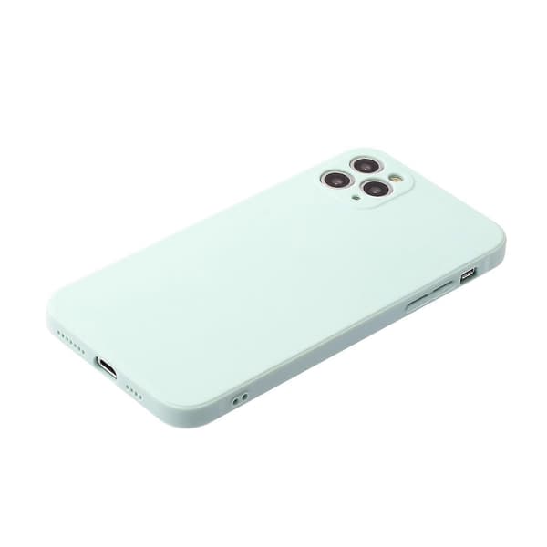For iPhone 11 Pro Rett Kant Ensfarget TPU Støtsikkert Deksel