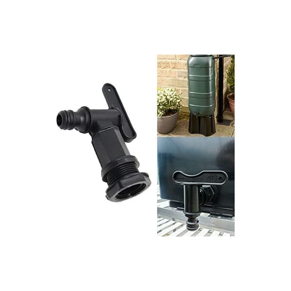 1000L Plasttankkran, IBC Vanntankadapter, Slangekranadapter, for Regnvannsoppsamlingssystem, Drivstofftank (Kobber)