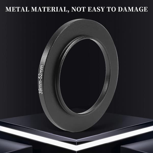 Kamera 39mm til 52mm Metall Step Up Ring Adapter
