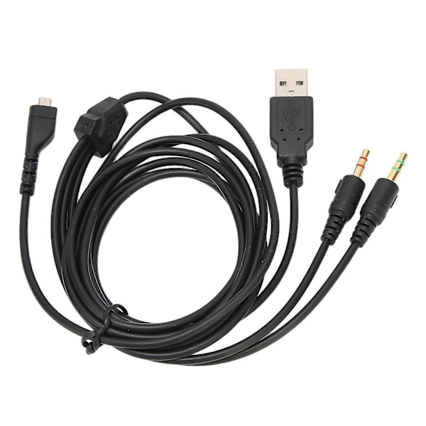 USB- ja 3,5 mm:n o-liitäntäkaapeli valaistuksella SteelSeries Arctis -kuulokkeille
