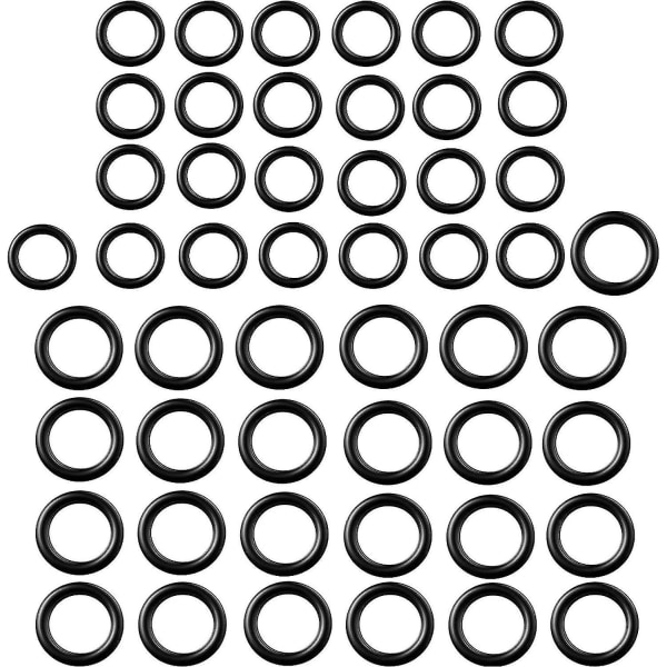 50 delar högtryckstvätt O-ring tätningar utbyte för 1/4 tum, 3/8 tum, M22 snabbkopplingskoppling (o ring, 50 delar)