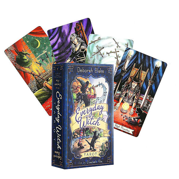 78 kort Everyday Witch Tarot Oracle Cards Deck Divination Familjespel Brädspel pusselspel, sällskapsspel