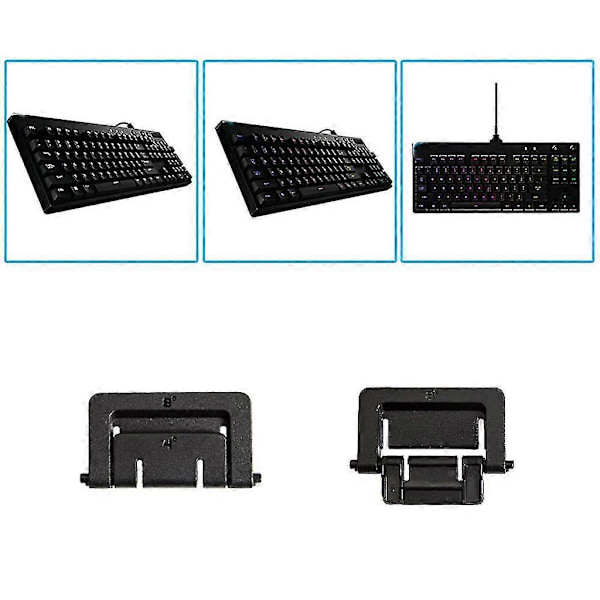 2-pack tangentbordfäste benstöd för Logitech G610 G810 Gpro tangentbordsreparation