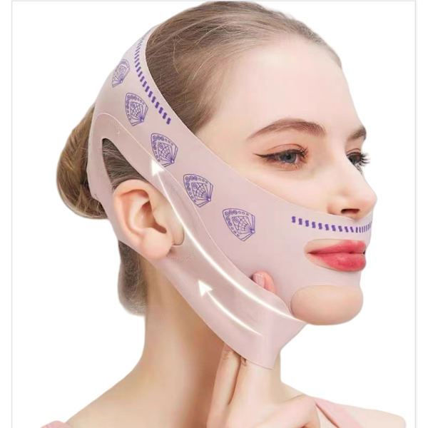 Maske for ansiktsløft under søvn Beige