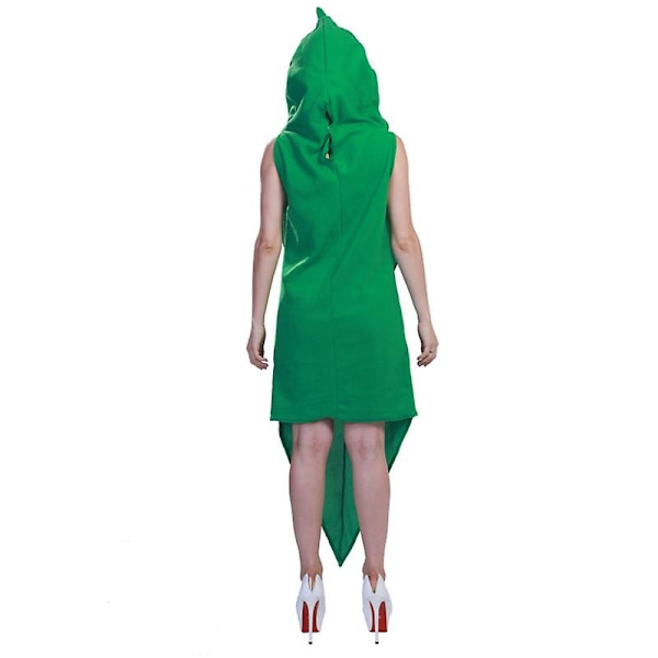 Sjove Frugt & Grøntsags Kostumer | 2 Slip On Halloween Kostumer Til Kvinder Og Mænd | One Size Fits All | Par af Ærteskaller Kostumer