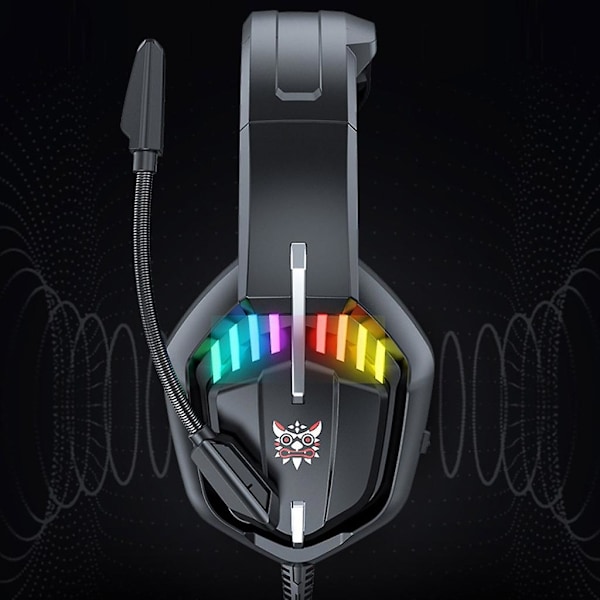 X28 USB kablet over-ear hodetelefoner Gaming Headset for PC Computer