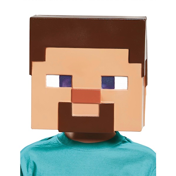 Steve Minecraft-maske for barn