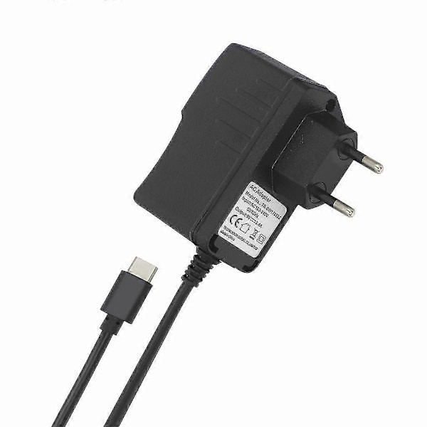 Laddare för N-switch Ns Spelkonsol Abs 5v 2.4a AC-adapter Laddning Usb Typ C Strömförsörjning Eu-kontakt Reseladdare