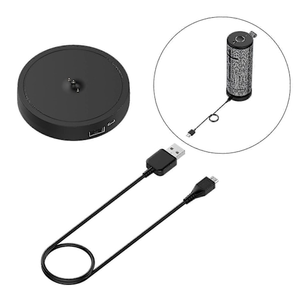 Laddningsstation Dockningsstation Laddningsställ för Logitech Ultimateears Boom 3 Svart