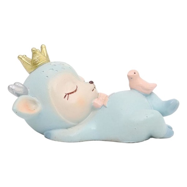 1/2/3/5 Bedårande djurhjortfigurer leksak för babyshower pojke 7x4x8,5cm 1Set
