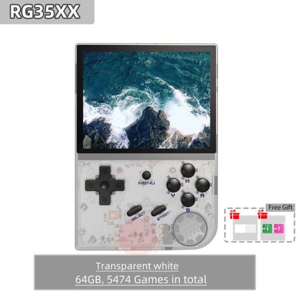 RG35XX öppen källkod handhållen 3,5-tums IPS HD mini arcade retro videospelskonsol