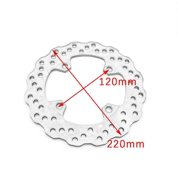 Motorsykkel Bakre Bremse Skive Rotor for Kawasaki Ninja ZX-6R ZX636 ZX-9R ZX-10R 650 Cc Versys ER-6F ER-