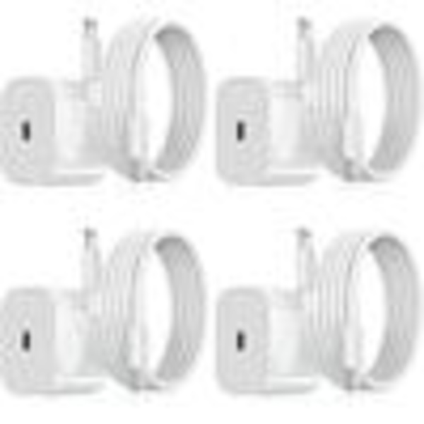iPhone-oplader - Hurtigoplader - Adapter + Kabel 20W USB-C Hvid 4-pak iPhone