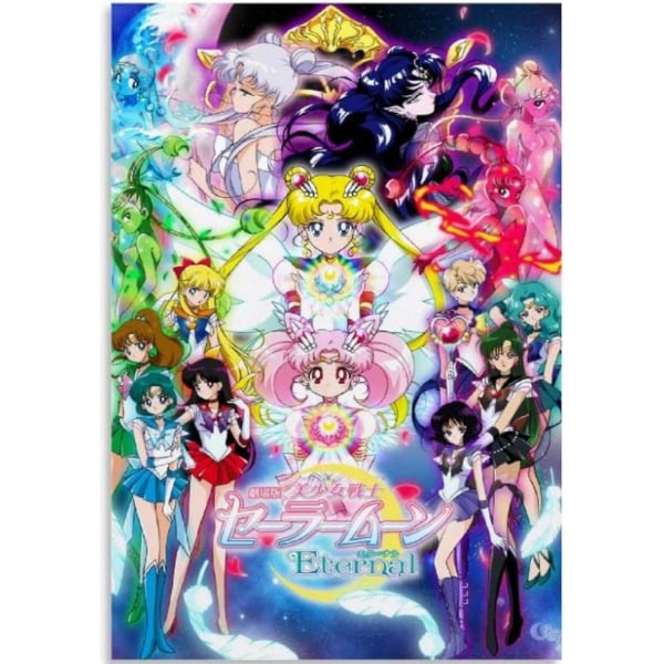 1000 st Anime Sailor Moon Jigsaw Vuxen dekompressionsspel Pussel Studentleksak för barn Jul Födelsedagspresenter, unika presenter - Miljövänlig och levande 300 Piece