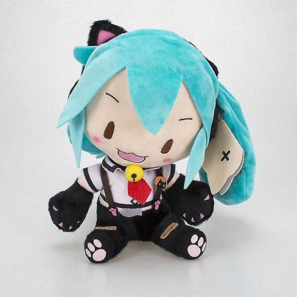 Anime Hatsune Miku Plys Legetøj Udstoppede Bløde Dukker Børn Fødselsdag Gaver 25cm/9.8in E