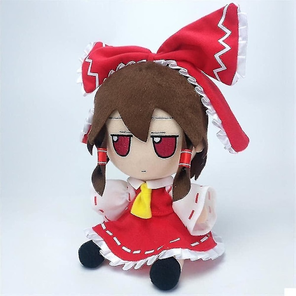 Touhou Project Plushie Fylld Dock Hakurei Reimu Anime Figur Julgåva Fumo 20cm