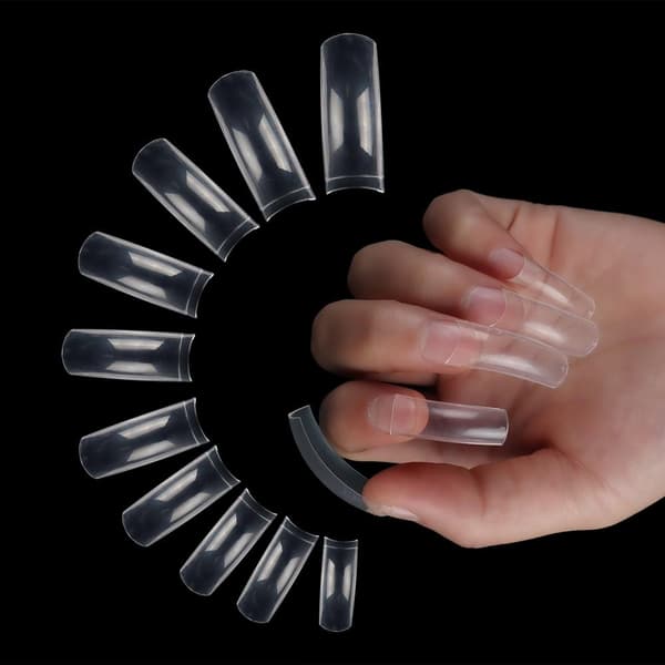 500-pack – Nageltippar / Akryltippar – 10 olika storlekar