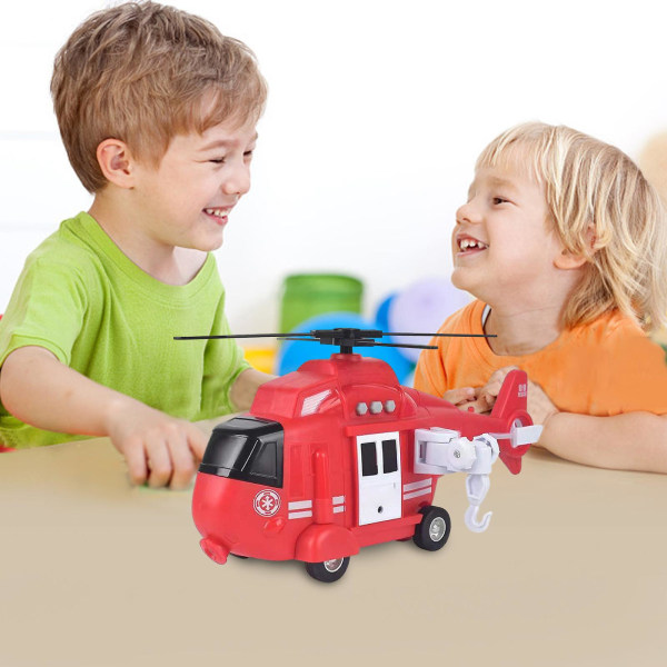 Toys Kids Oversized Helicopter Toy Inertial Helicopter Model Lighting Music Projection Simulation Airliner Model Clearance