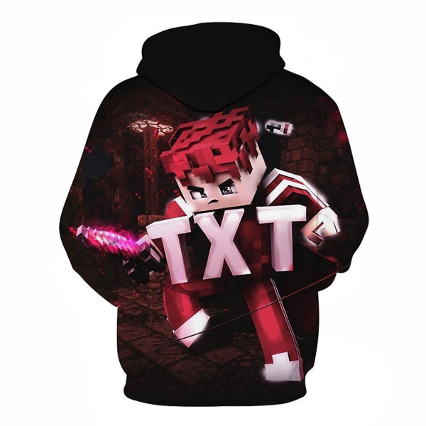 5-10 år Børn Drenge Piger Roblox Gaming Sports Hoodies Sweatshirt Hættetrøje Pullover Toppe Gaver B 5-6 Years