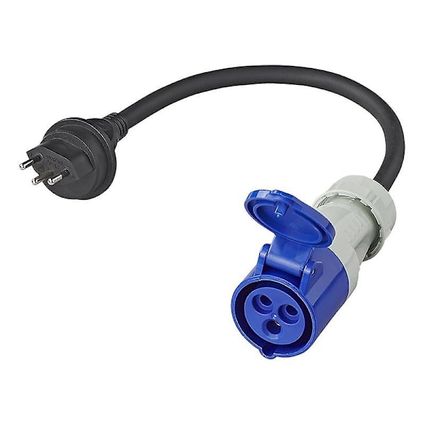 Adapterkabel 40cm 3x2.5mm² från schweizisk stick till CEE