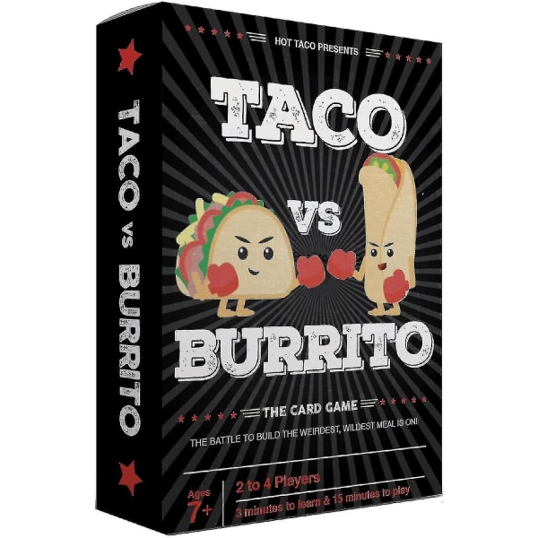 Taco Vs Burrito - Det vildt populære overraskende strategiske kortspil skabt af en 7-årig