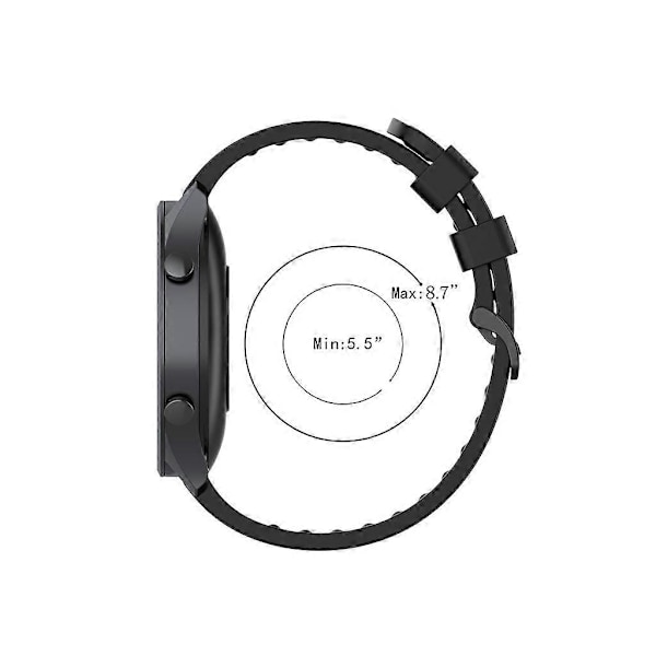 Andningsbart armband för Xiaomi MI Watch/MI Watch Color 2, svettbeständigt och reptåligt
