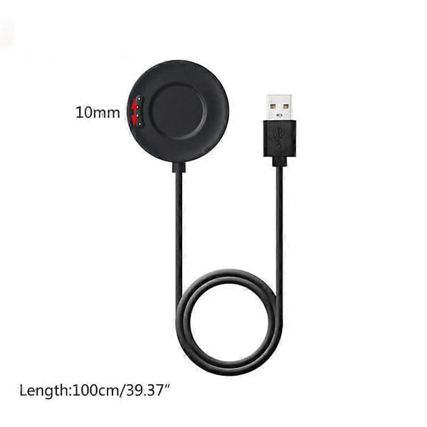 Strømadapter Oplader Stand Dock Basisstation USB-Opladerkabel Beslag - Velegnet til Stratos3 A1928 Overbelastningsbeskyttelse Sort