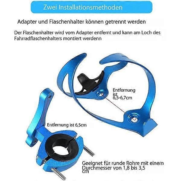 Flaskhållare för cykel med flaskhållare (blå)
