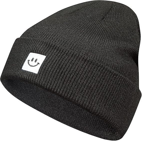 Strik Beanie Hat til Mænd/Kvinder 2-pak