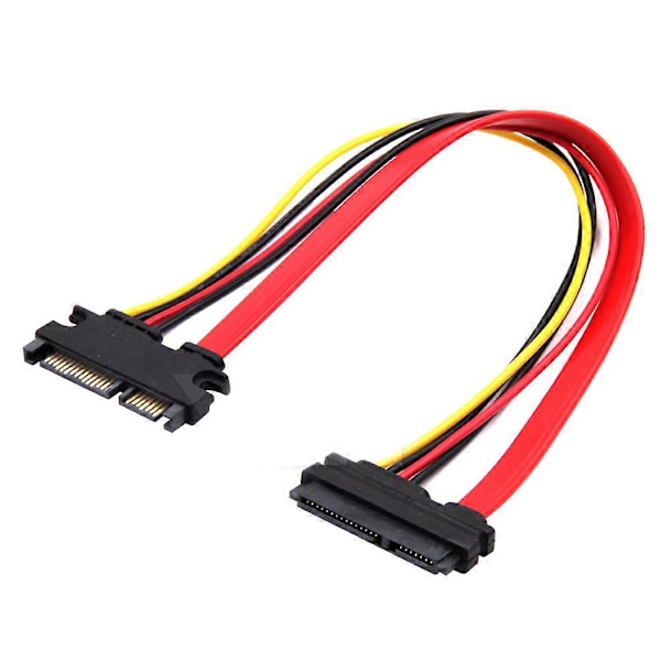 30CM SATA 22pin Uros-Naaras Kiintolevyn Data Virran Jatkojohto Naaras- ja Urosdatayhdistelmäliitin