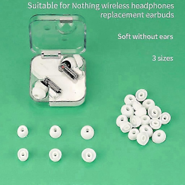 Öronproppsöverdrag In-Ear Örontips Silikon Mjukt Fodral För Nothing Ear (2) Öronpropp -JA