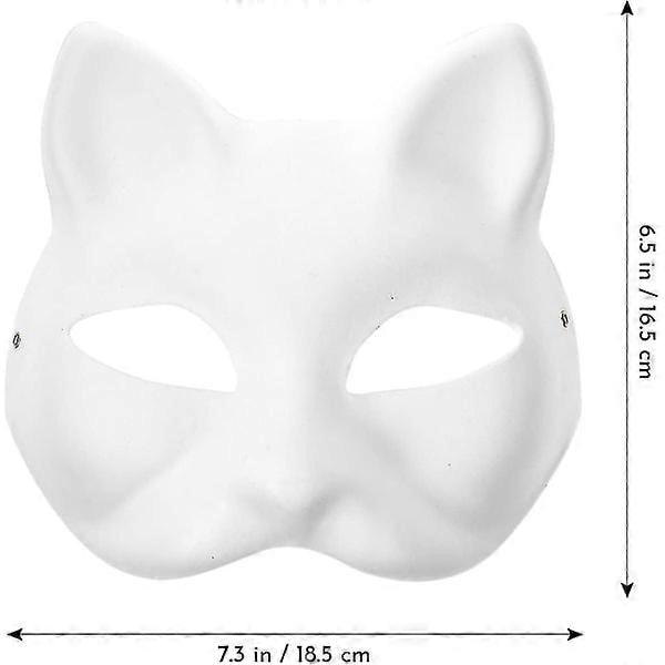 10 st Therian Mask Katt Räv Mask Therian Halloween Mask Therian Kostym För Barn Vuxna Tom Mask För Semesterfest Therian