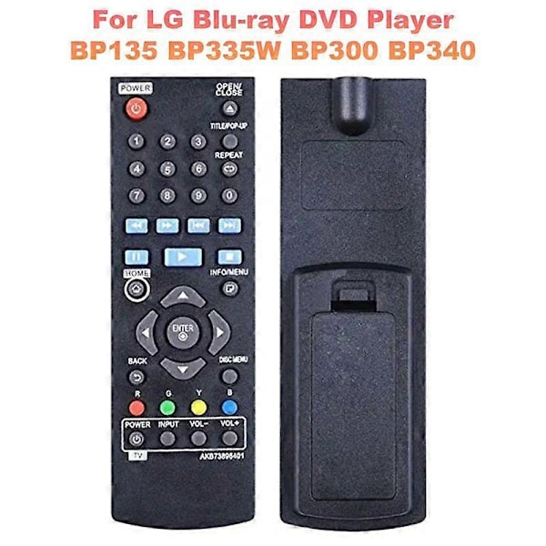 Kaukosäädin AKB73896401 LG Blu-ray DVD-soittimelle BP135 BP335W BP300 BP340