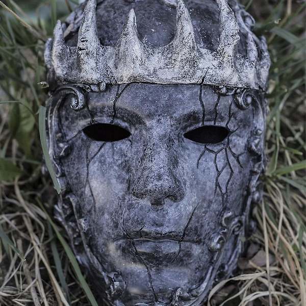 Abyss King -naamio, koko kasvot, cosplay, Halloween, jalomieskuningasnaamiot, karnevaali, naamiaisasu, rekvisiitta